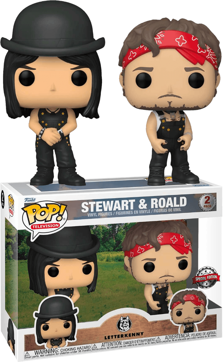 FUN66680 Letterkenny - Stewart & Roald US Exclusive Pop! 2-Pack [RS] - Funko - Titan Pop Culture