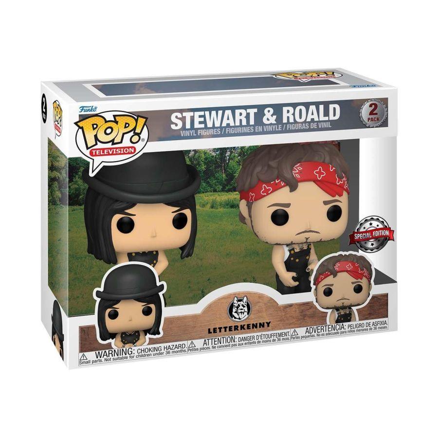 FUN66680 Letterkenny - Stewart & Roald US Exclusive Pop! 2-Pack [RS] - Funko - Titan Pop Culture