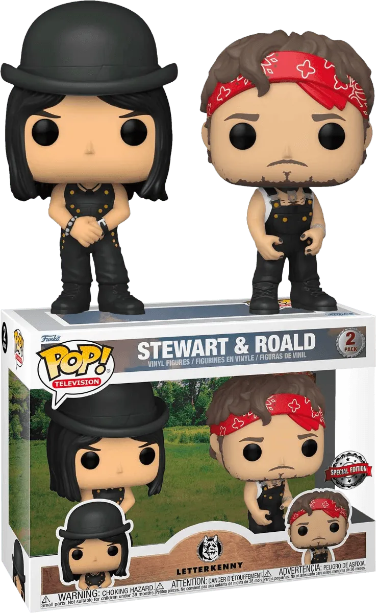 FUN66680 Letterkenny - Stewart & Roald US Exclusive Pop! 2-Pack [RS] - Funko - Titan Pop Culture