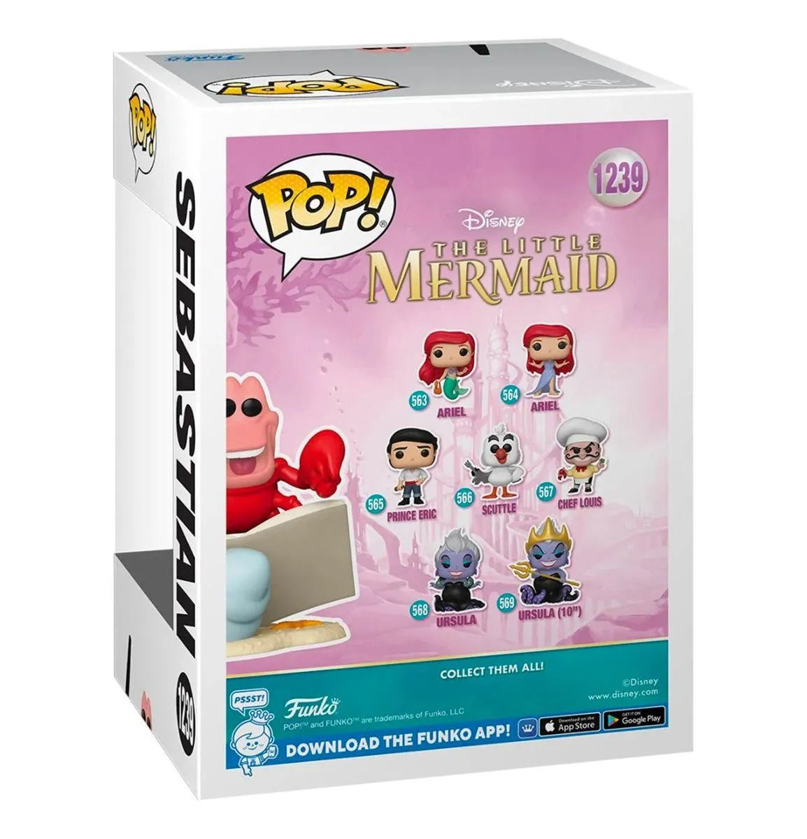 FUN66828 The Little Mermaid - Sebastian US Exclusive Pop! Vinyl [RS] - Funko - Titan Pop Culture