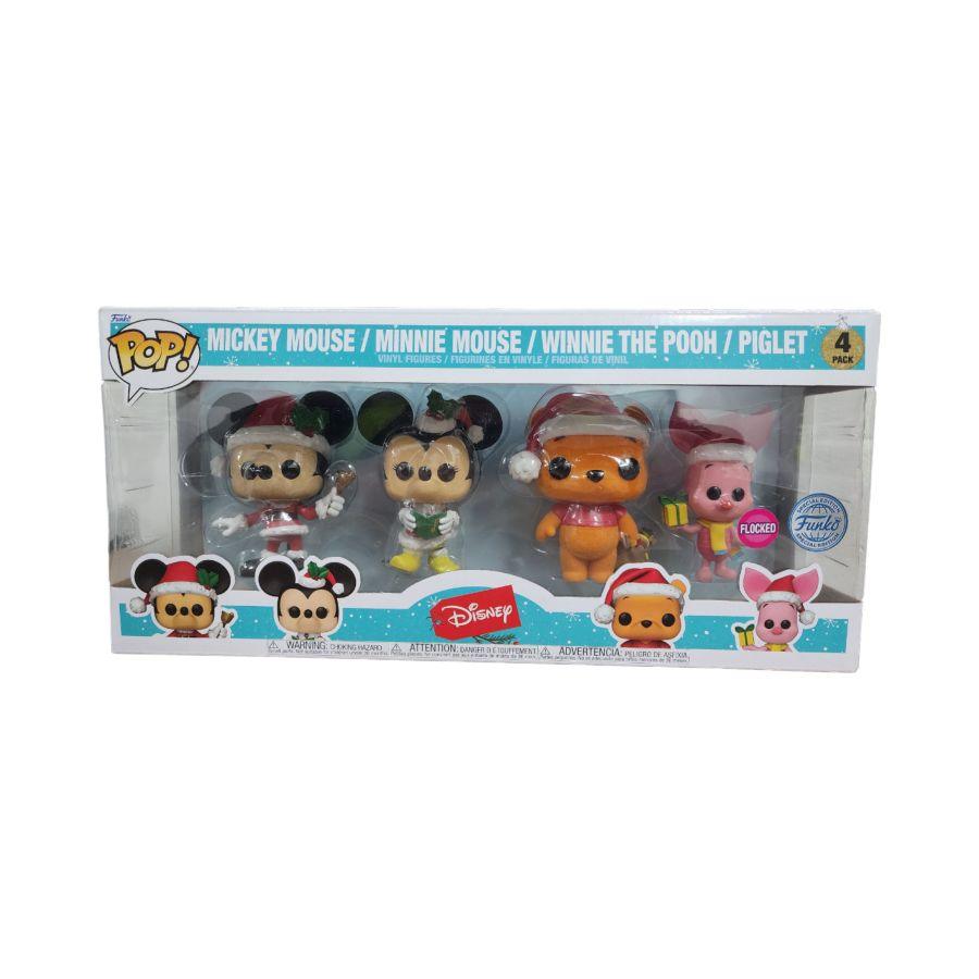 FUN66842 Disney - Mickey & Friends US Exclusive Holiday Pop! 4-Pack [RS] - Funko - Titan Pop Culture