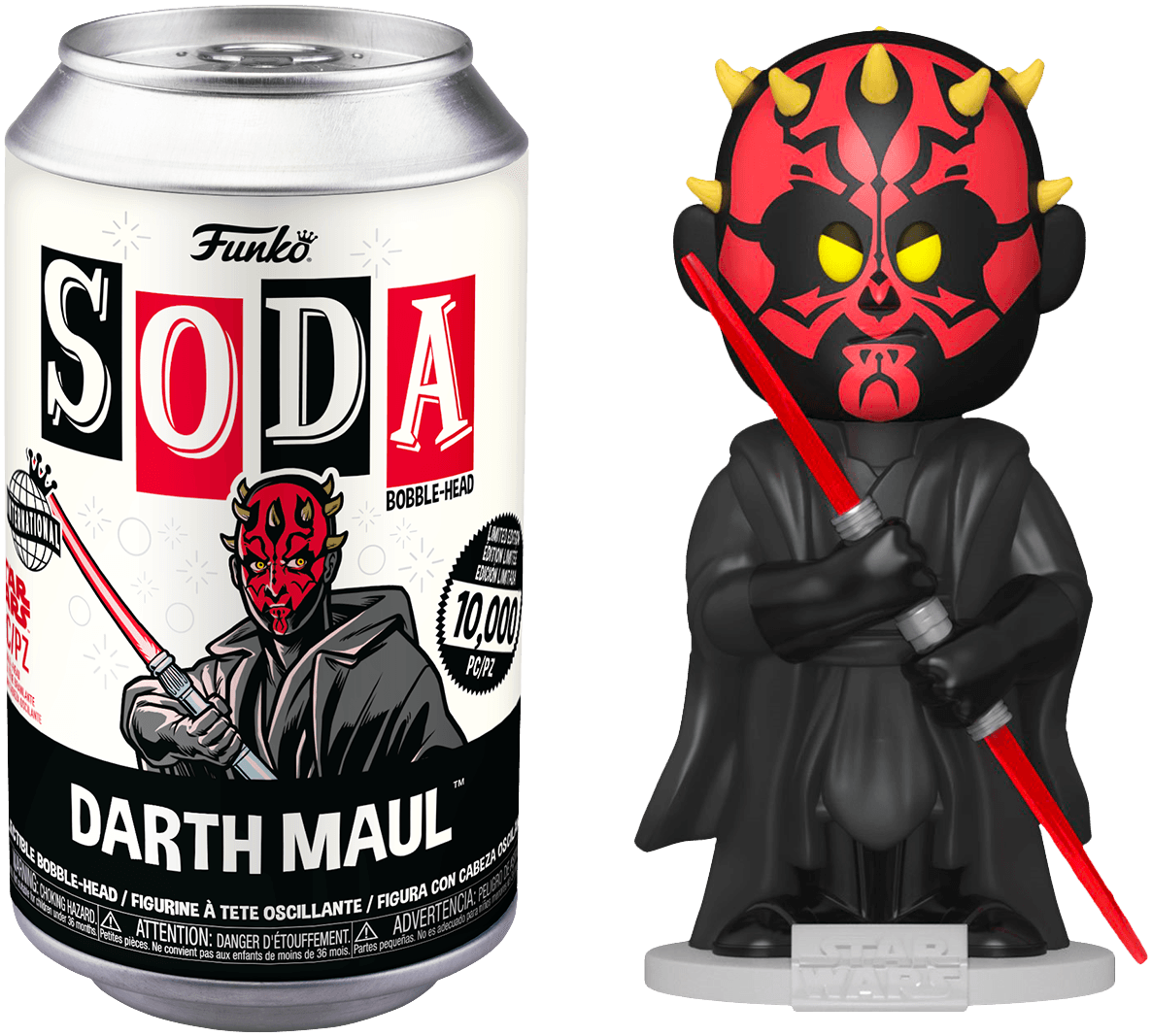 FUN67089 Star Wars - Darth Maul (with chase) Vinyl Soda - Funko - Titan Pop Culture