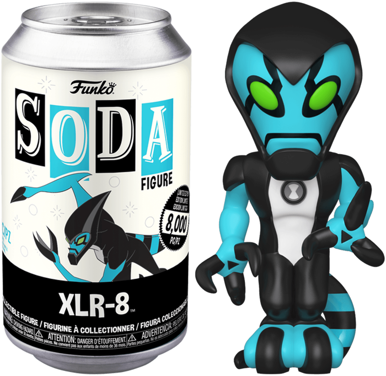 FUN67175 Ben 10 - XLR-8 (with chase) Vinyl Soda [RS] - Funko - Titan Pop Culture