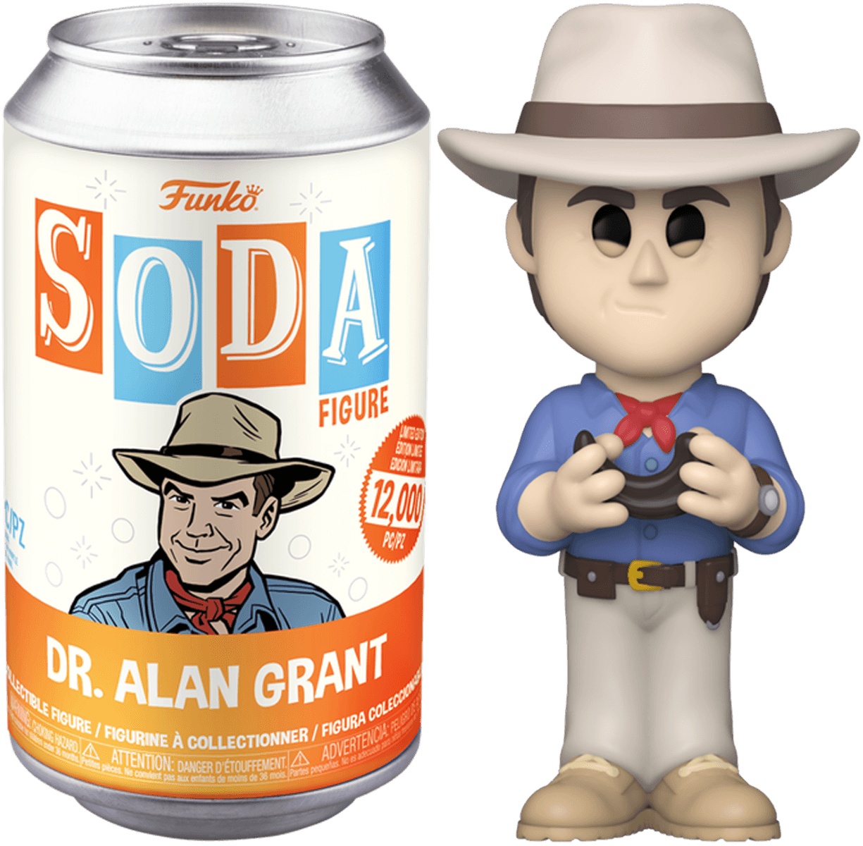 FUN67179 Jurassic Park - Alan Grant (with chase) Vinyl Soda [RS] - Funko - Titan Pop Culture