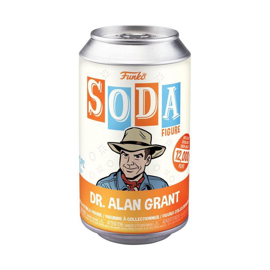 FUN67179 Jurassic Park - Alan Grant (with chase) Vinyl Soda [RS] - Funko - Titan Pop Culture