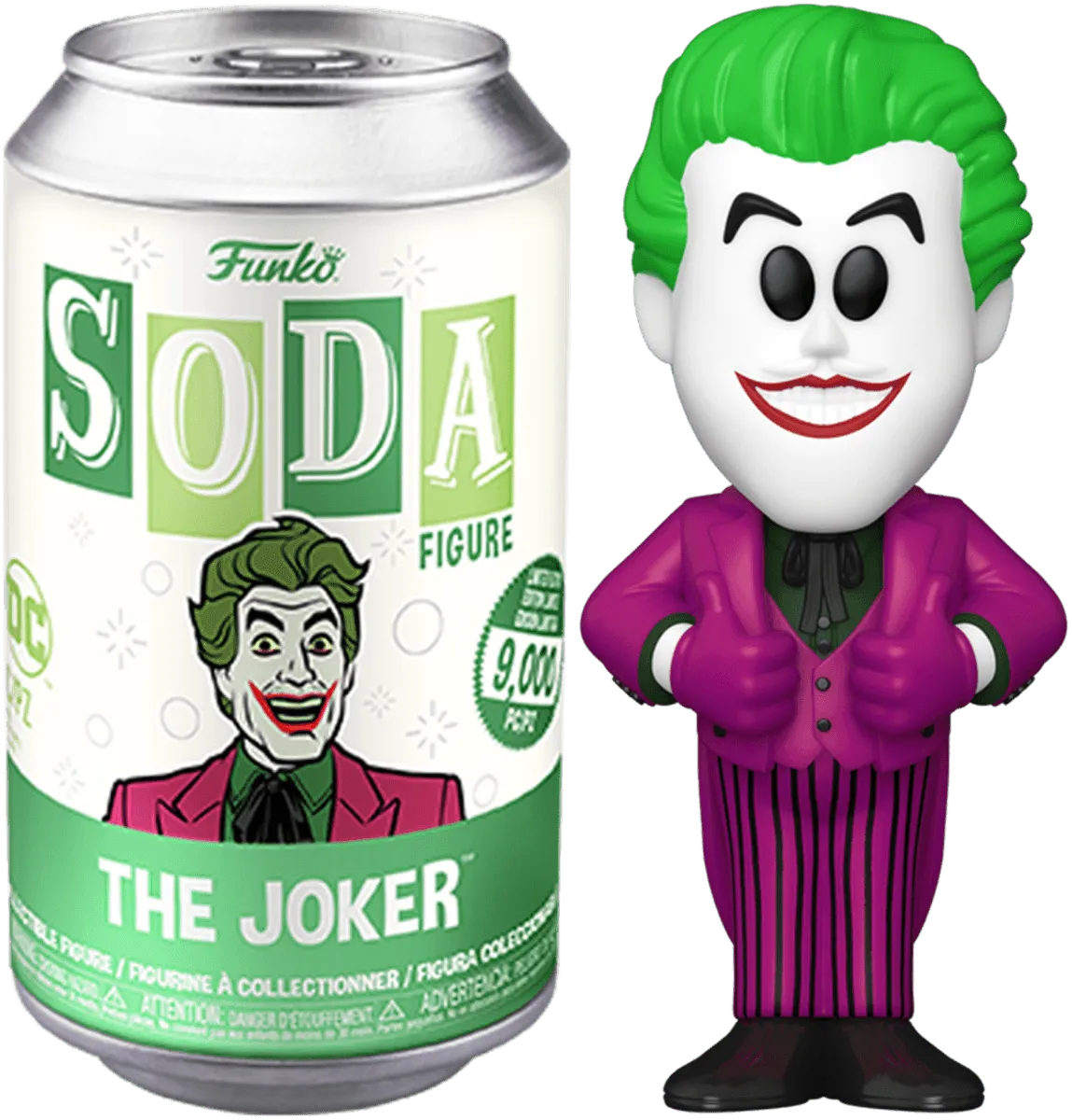 FUN67197 Batman (TV) - Joker (with chase) Vinyl Soda [RS] - Funko - Titan Pop Culture