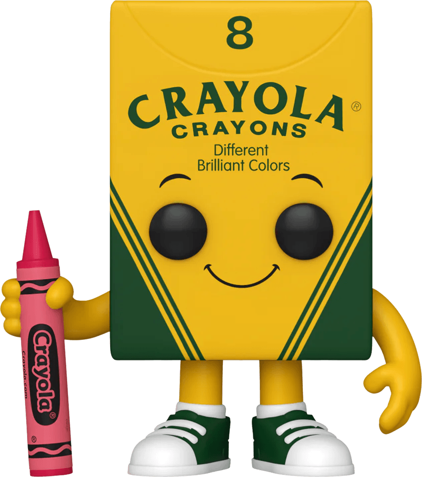 Crayola - Crayon Box 8pc Pop! Vinyl Pop! Vinyl by Funko | Titan Pop Culture