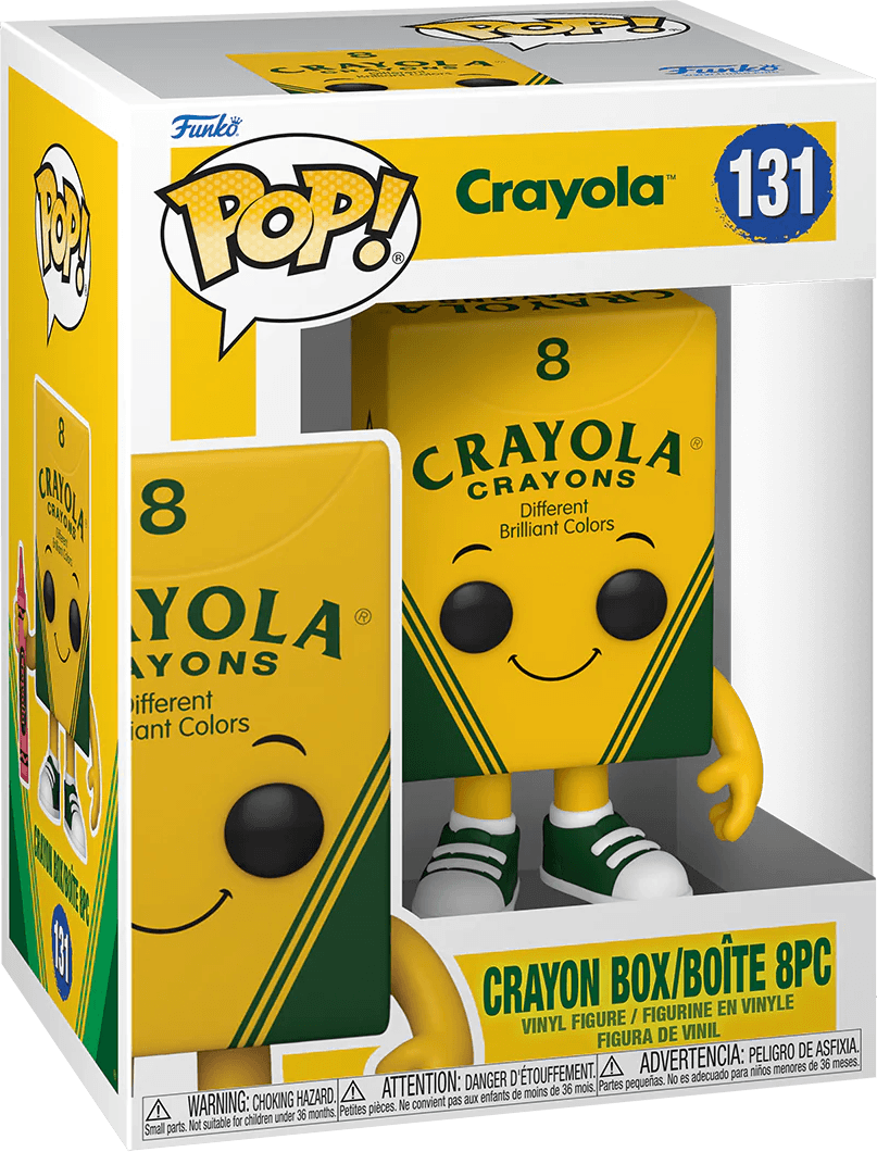 FUN67409 Crayola - Crayon Box 8pc Pop! Vinyl - Funko - Titan Pop Culture