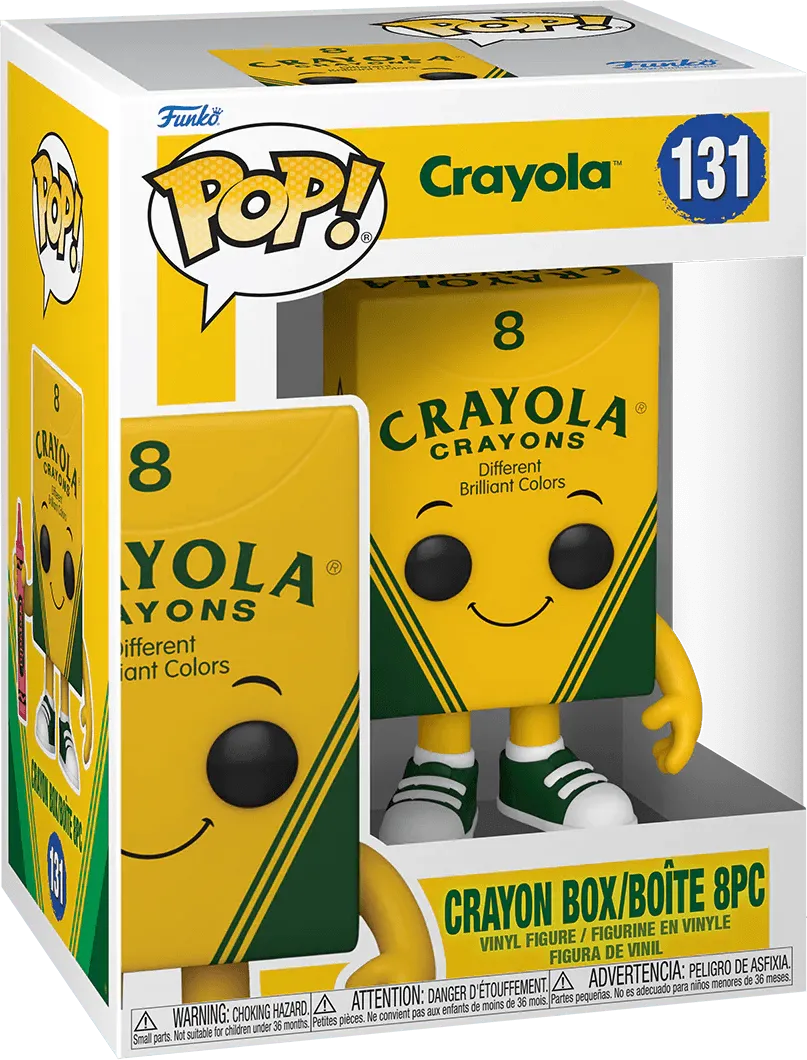 FUN67409 Crayola - Crayon Box 8pc Pop! Vinyl - Funko - Titan Pop Culture