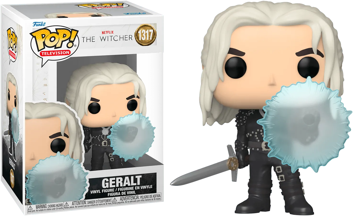 FUN67424 The Witcher (TV) - Geralt with shield Pop! Vinyl - Funko - Titan Pop Culture