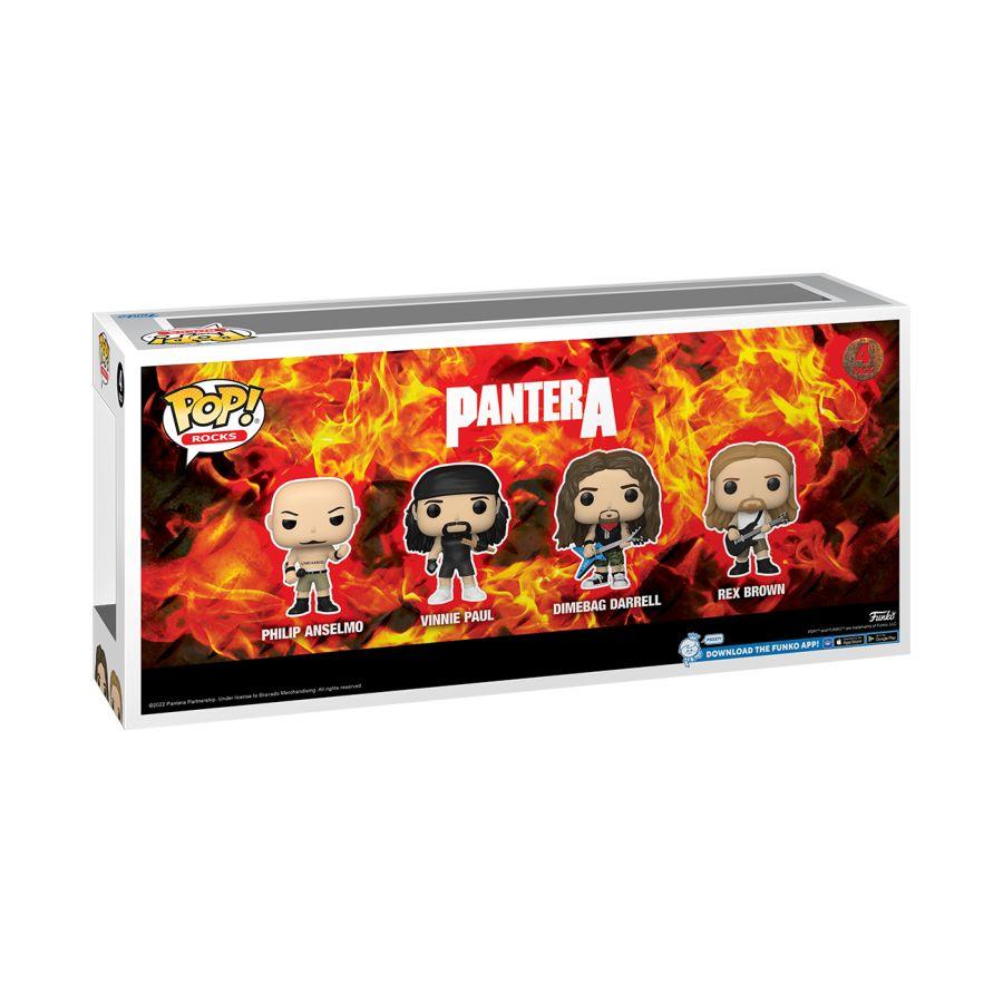 FUN67433 Pantera - Philip Anselmo, Vinnie Paul, Dimebag Darrell & Rex Brown Pop! Vinyl 4-Pack - Funko - Titan Pop Culture