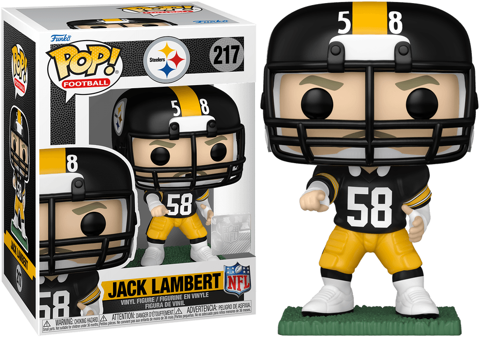 FUN67473 NFL: Legends - Jack Lambert (Steelers) Pop! Vinyl - Funko - Titan Pop Culture