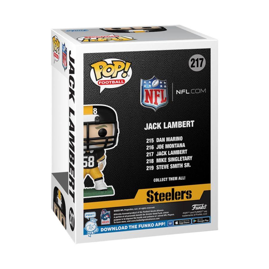 FUN67473 NFL: Legends - Jack Lambert (Steelers) Pop! Vinyl - Funko - Titan Pop Culture