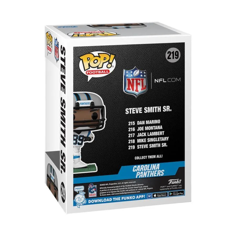 FUN67475 NFL: Legends -Steve Smith Sr (Panthers) Pop! Vinyl - Funko - Titan Pop Culture