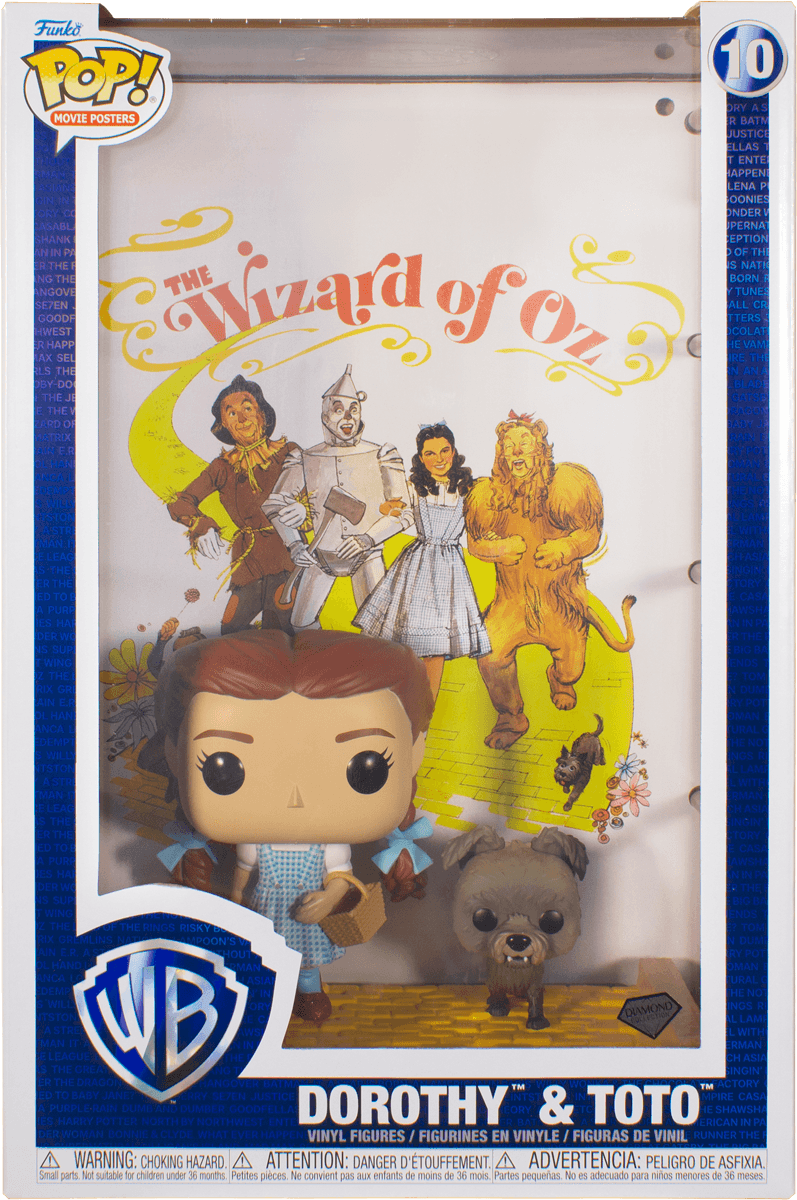 FUN67546 Wizard of Oz - Dorothy & Toto Glitter Pop! Poster - Funko - Titan Pop Culture