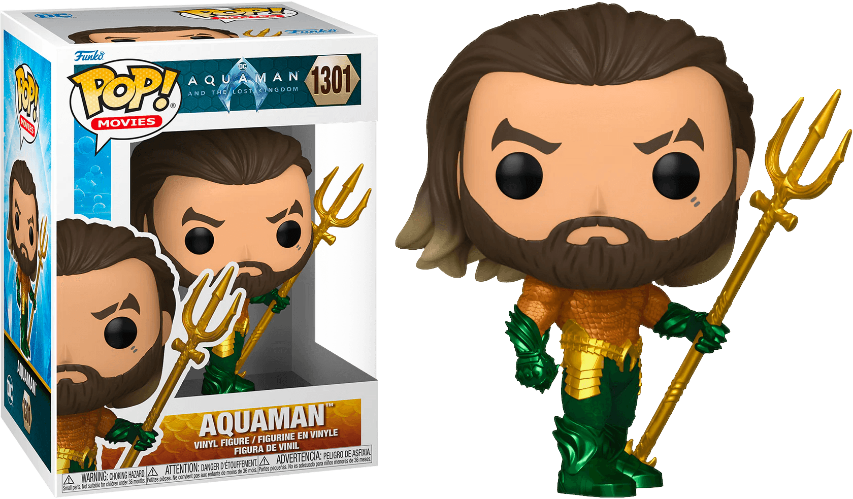 FUN67565 Aquaman and the Lost Kingdom - Aquaman Pop! Vinyl - Funko - Titan Pop Culture