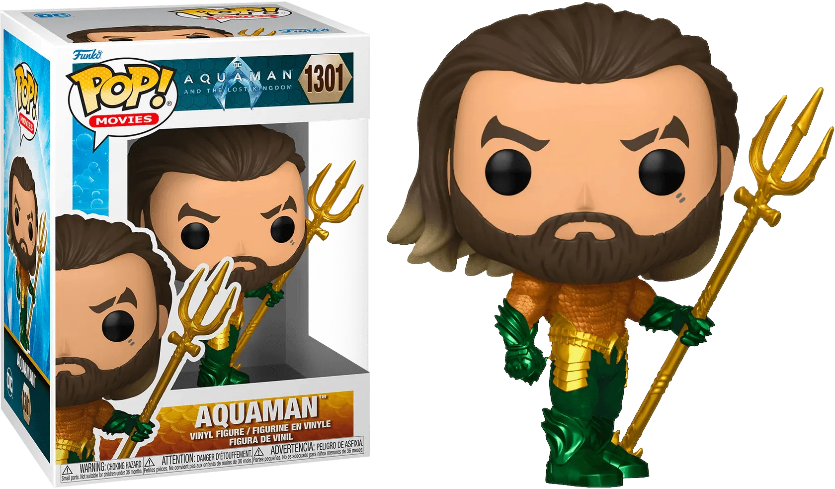 FUN67565 Aquaman and the Lost Kingdom - Aquaman Pop! Vinyl - Funko - Titan Pop Culture