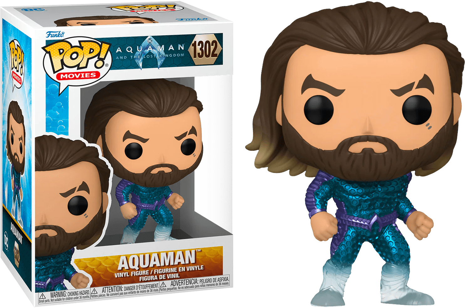 FUN67566 Aquaman and the Lost Kingdom - Aquaman (Stealth Suit) Pop! Vinyl - Funko - Titan Pop Culture