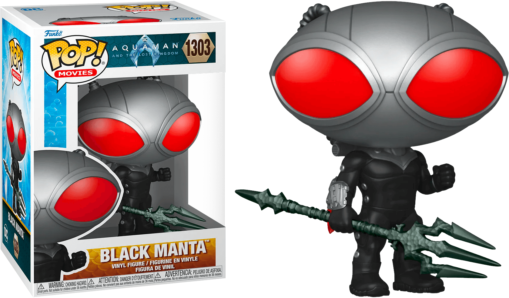 FUN67567 Aquaman and the Lost Kingdom - Black Manta Pop! Vinyl - Funko - Titan Pop Culture