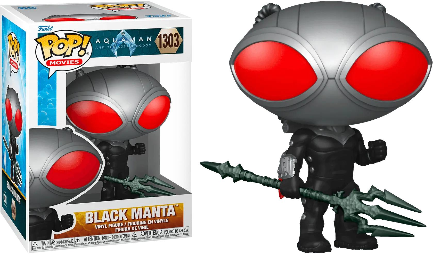 FUN67567 Aquaman and the Lost Kingdom - Black Manta Pop! Vinyl - Funko - Titan Pop Culture