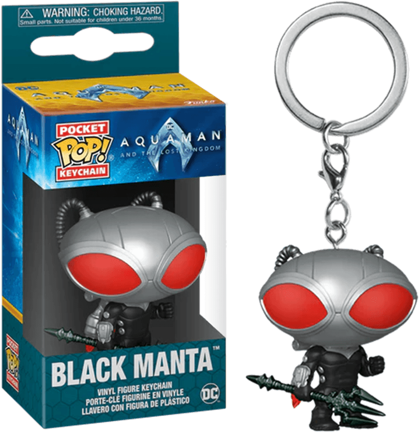 Aquaman and the Lost Kingdom - Black Manta Pop! Keychain Pocket Pop! Keychain by Funko | Titan Pop Culture