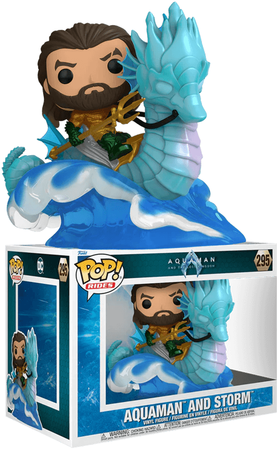 FUN67577 Aquaman and the Lost Kingdom - Aquaman on Storm Pop! Ride - Funko - Titan Pop Culture