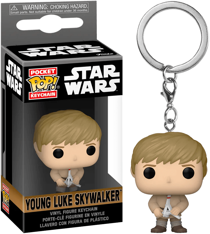 FUN67581 Star Wars: Obi-Wan Kenobi - Young Luke Pop! Keychain - Funko - Titan Pop Culture