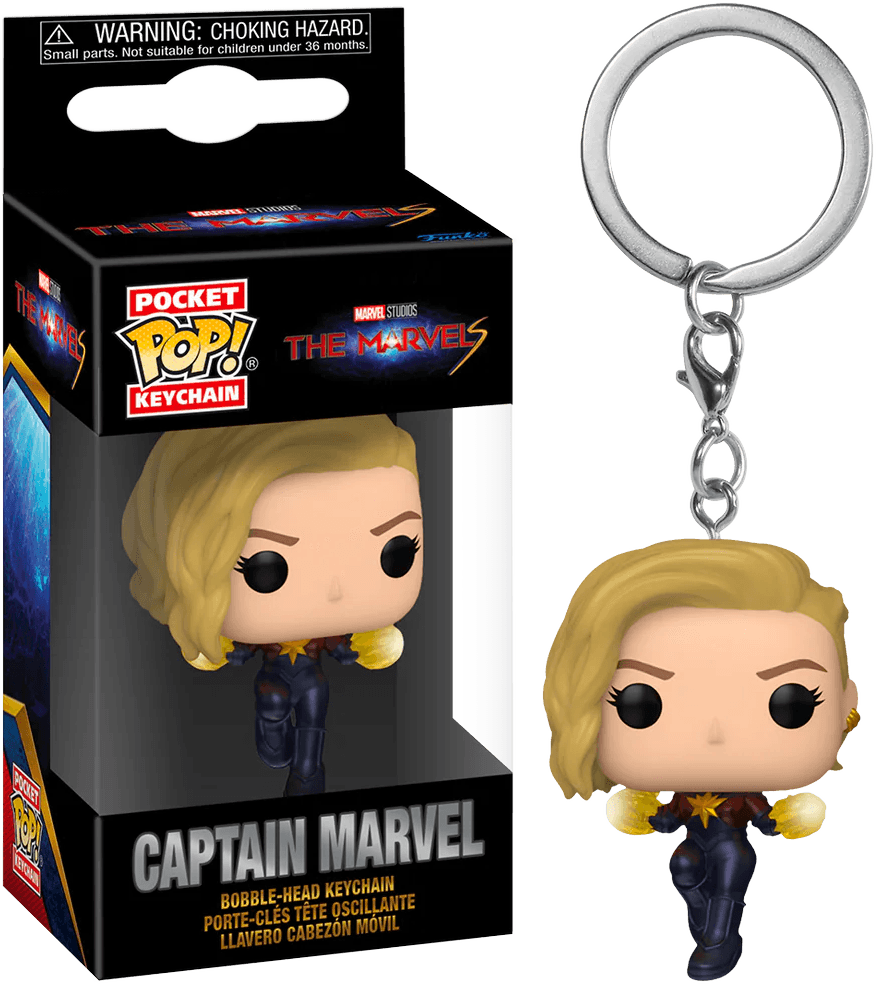 FUN67589 The Marvels (2023) - Captain Marvel Pop! Keychain - Funko - Titan Pop Culture