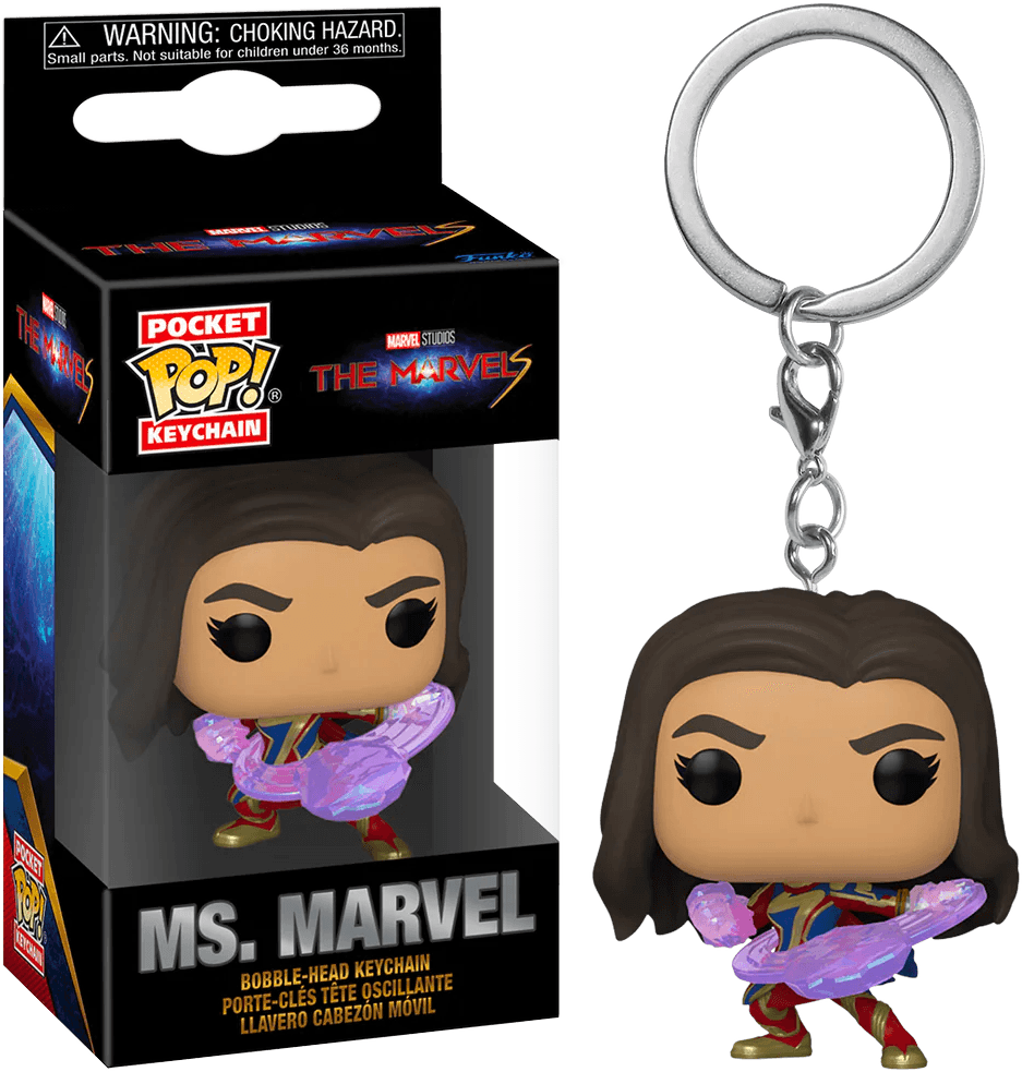 FUN67591 The Marvels (2023) - Ms. Marvel Pop! Keychain - Funko - Titan Pop Culture