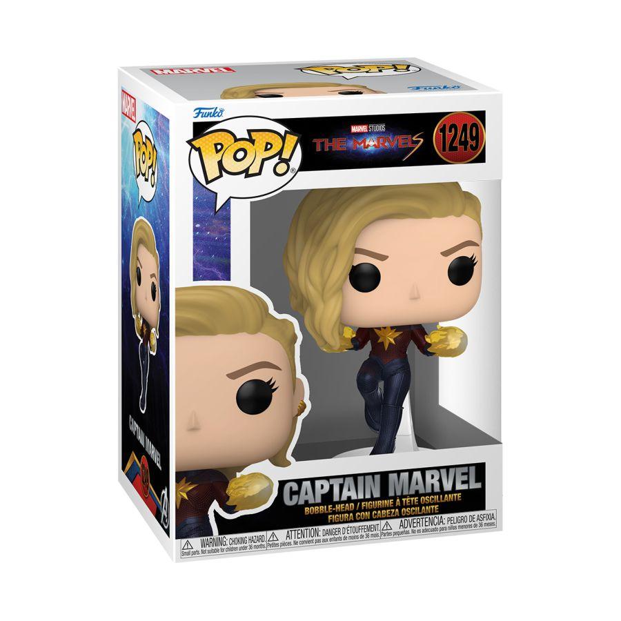 FUN67595 The Marvels (2023) - Captain Marvel Pop! Vinyl - Funko - Titan Pop Culture