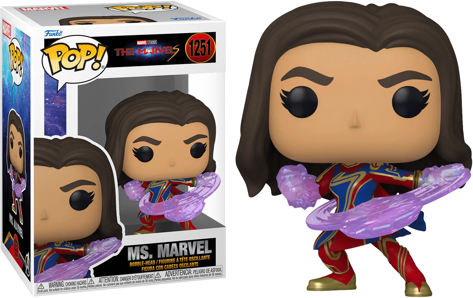 FUN67597 The Marvels (2023) - Ms. Marvel Pop! Vinyl - Funko - Titan Pop Culture