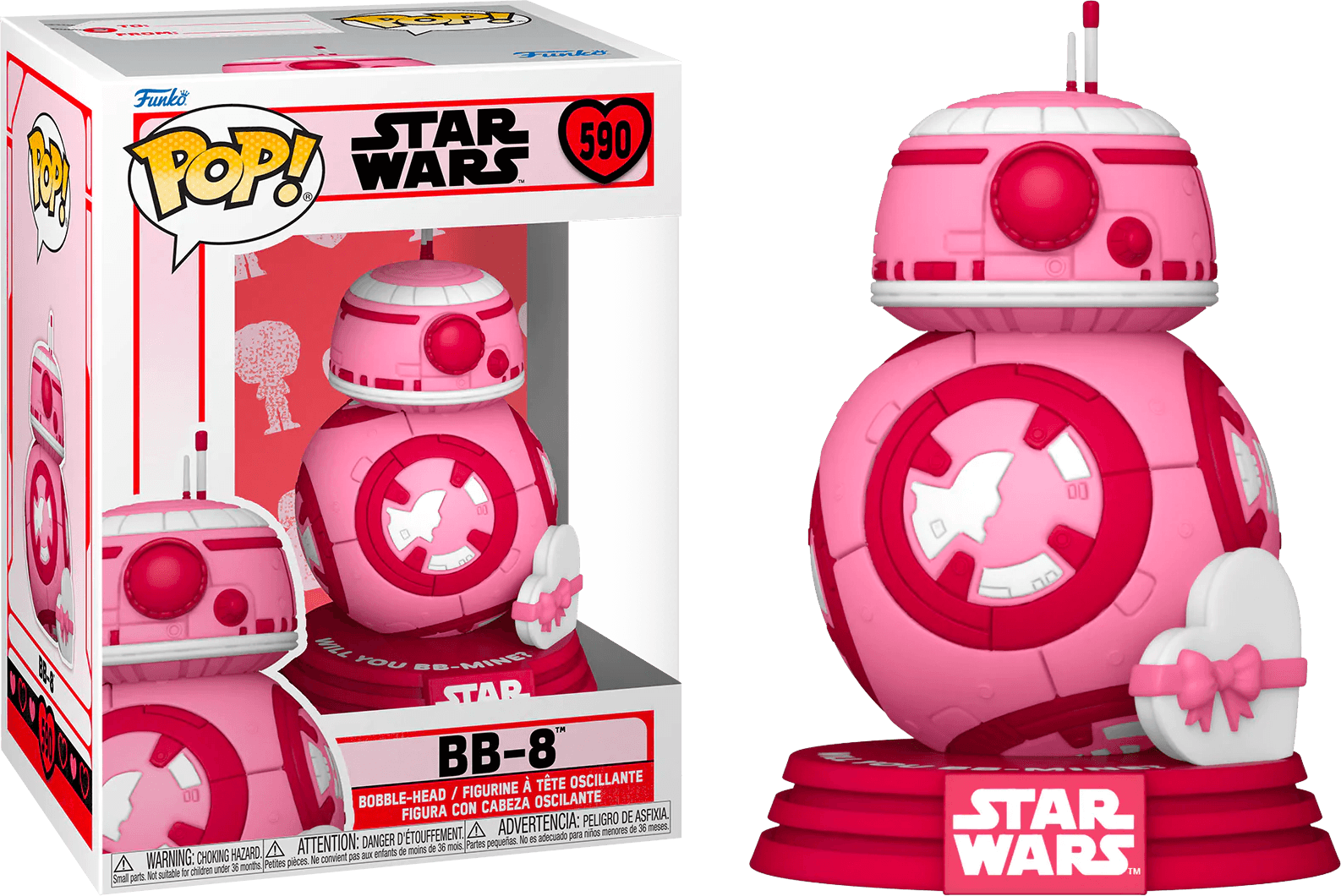 FUN67611 Star Wars - BB-8 Valentines Edition Pop! Vinyl - Funko - Titan Pop Culture