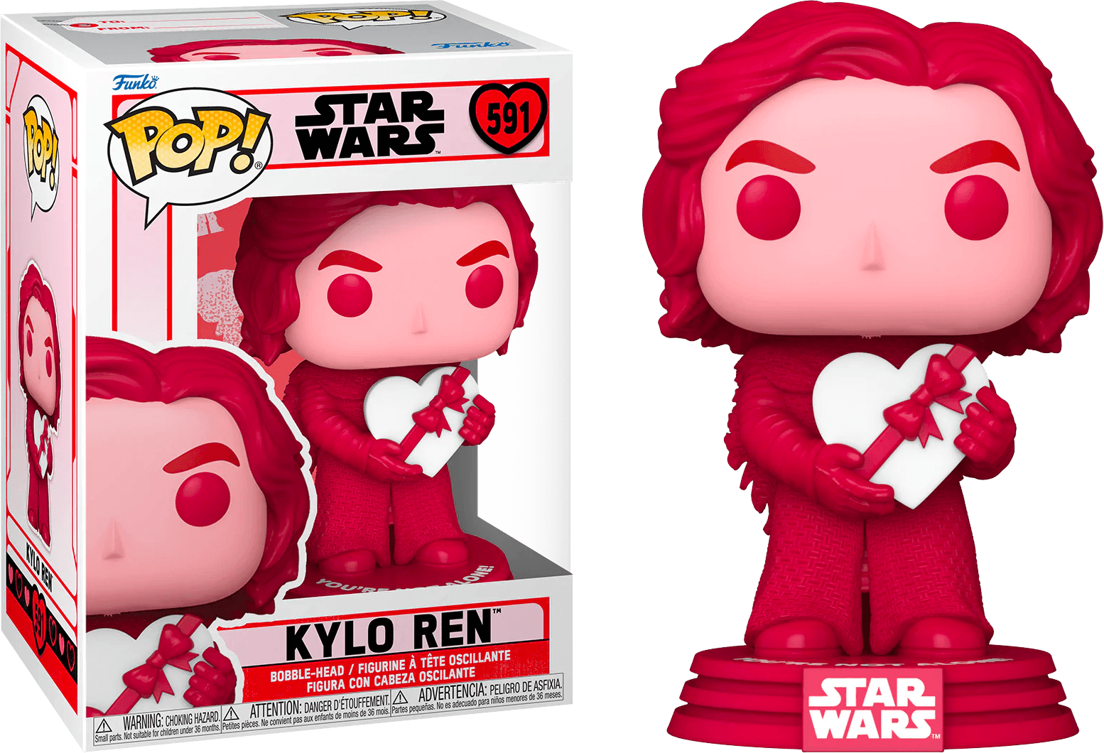 FUN67612 Star Wars - Kylo Ren Valentines Edition Pop! Vinyl - Funko - Titan Pop Culture