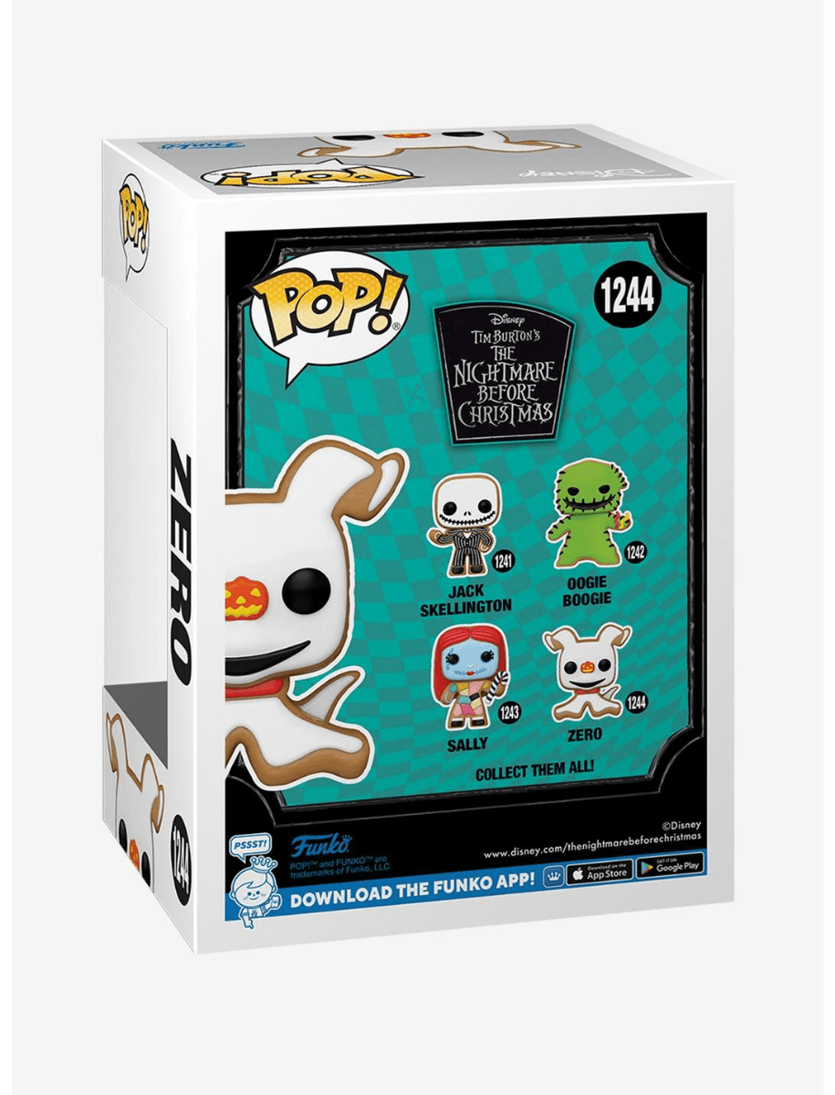 FUN67718 The Nightmare Before Christmas - Zero Gingerbread Pop! Vinyl [RS] - Funko - Titan Pop Culture