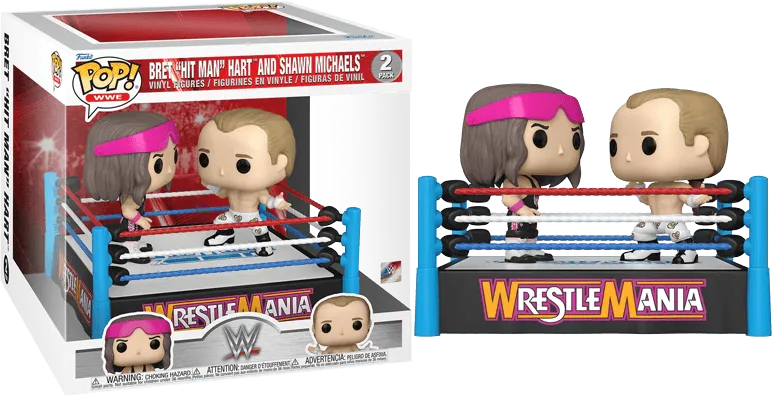 FUN67753 WWE - Bret Hart vs Shawn Michaels Pop! Moment - Funko - Titan Pop Culture