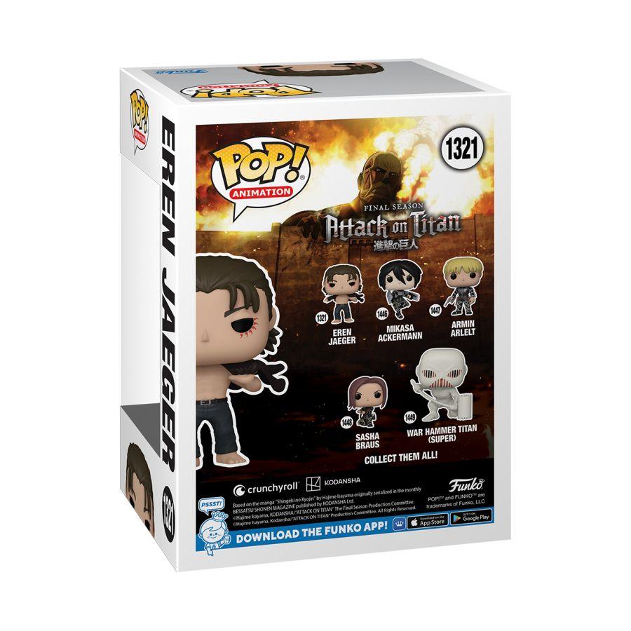 FUN67926 Attack on Titan - Eren Jaeger Pop! Vinyl - Funko - Titan Pop Culture