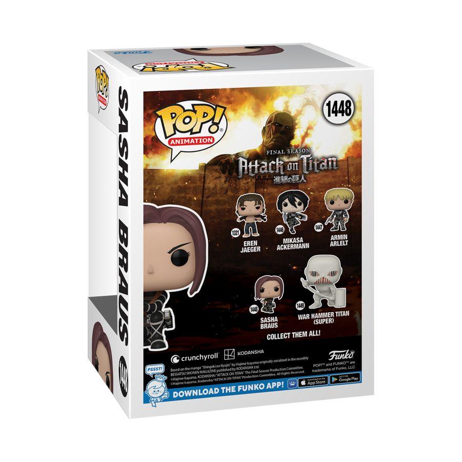 FUN67927 Attack on Titan - Sasha Braus Pop! Vinyl - Funko - Titan Pop Culture