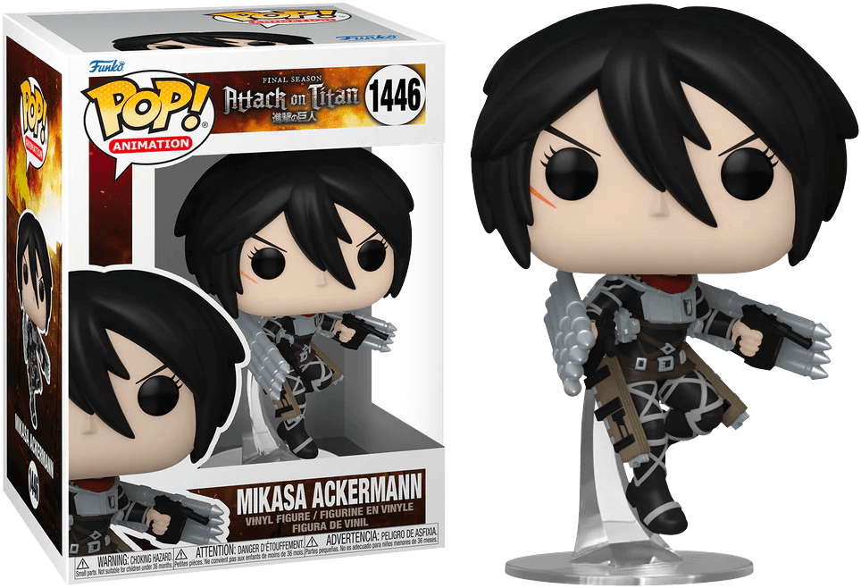 FUN67929 Attack on Titan - Mikasa Ackermann Pop! Vinyl - Funko - Titan Pop Culture