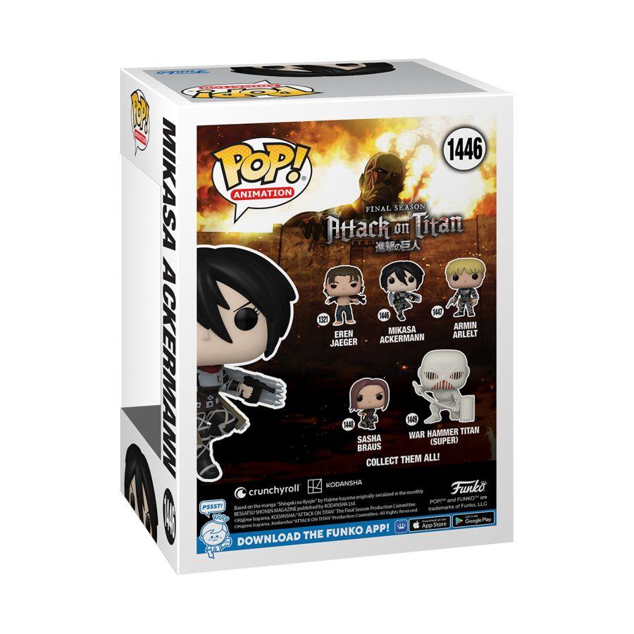 FUN67929 Attack on Titan - Mikasa Ackermann Pop! Vinyl - Funko - Titan Pop Culture