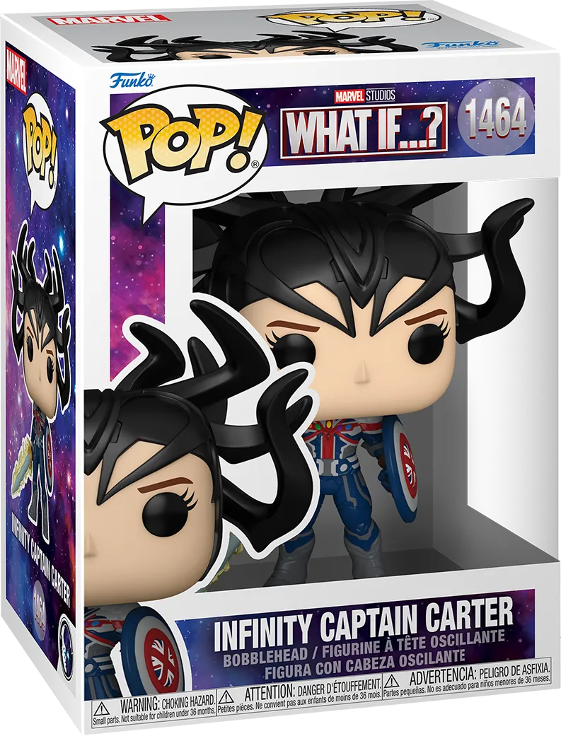 FUN68046 What If - Infinity Captain Carter Pop! Vinyl - Funko - Titan Pop Culture