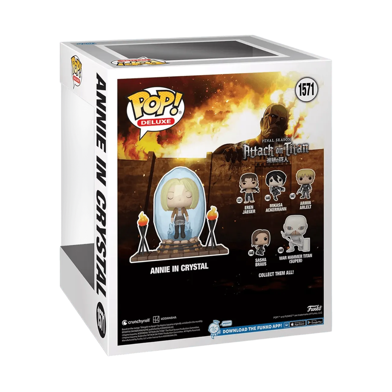 Attack on Titan - Annie in crystal US Exclusive Pop! Deluxe [RS]