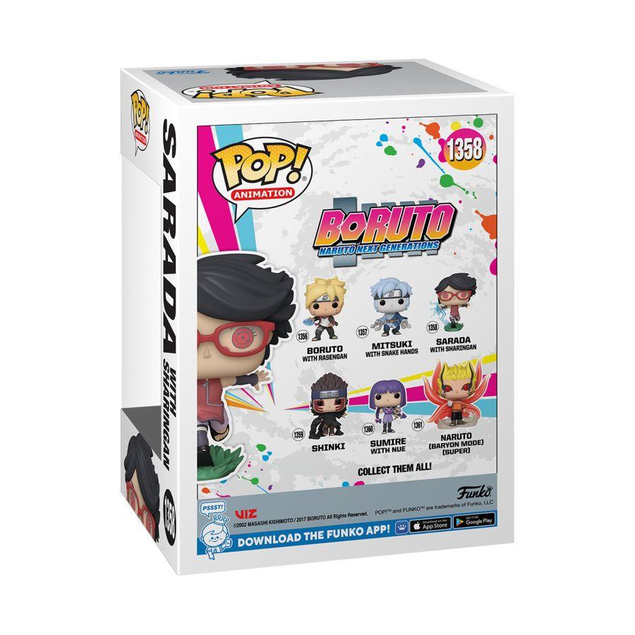 FUN68208 Boruto: Naruto Next Generations - Sarada with Sharingan Glow US Exclusive Pop! Vinyl [RS] - Funko - Titan Pop Culture