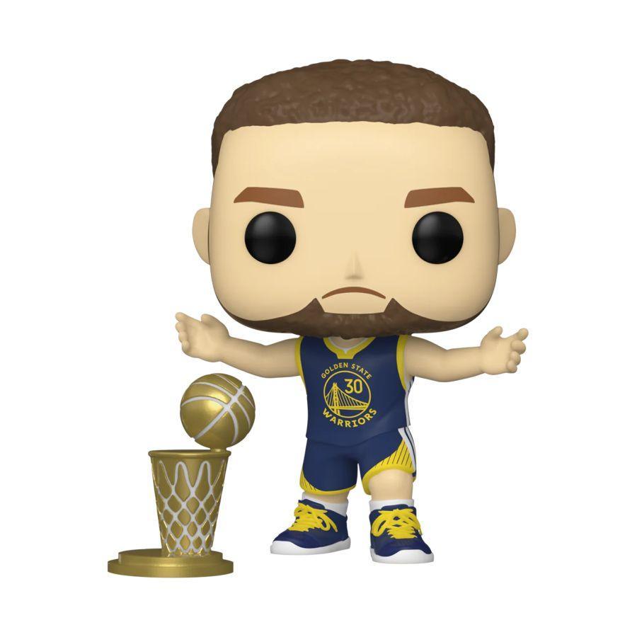 FUN68271 NBA: Warriors - Stephen Curry Championship Trophy US Exclusive Pop! Vinyl [RS] - Funko TBA - Titan Pop Culture