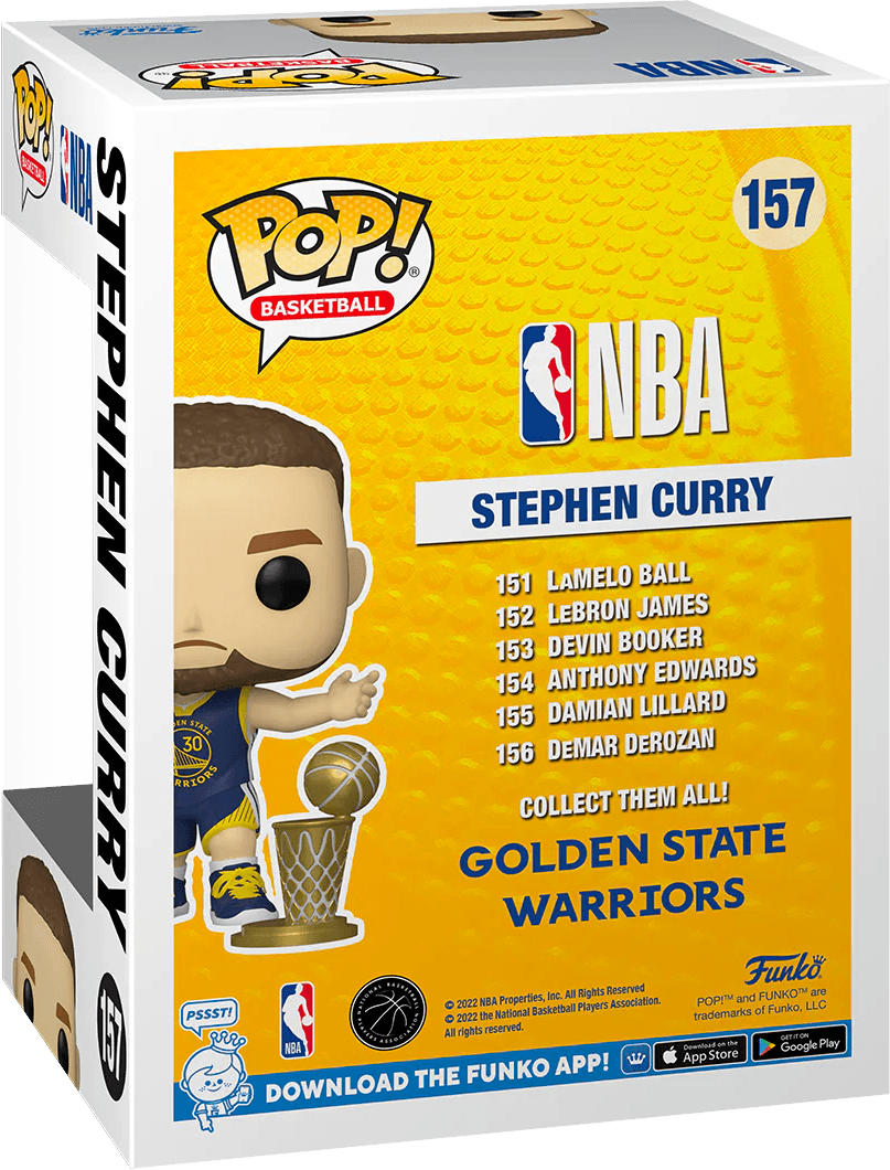 FUN68271 NBA: Warriors - Stephen Curry Championship Trophy US Exclusive Pop! Vinyl [RS] - Funko TBA - Titan Pop Culture