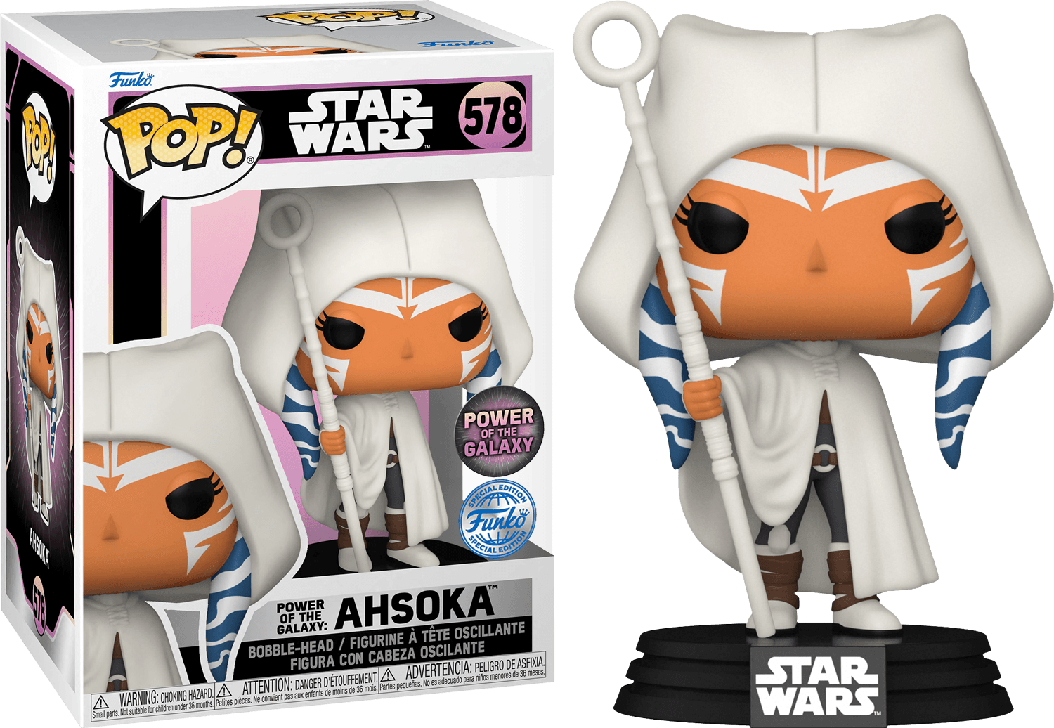 FUN68281 Star Wars Rebels - Ahsoka Tano Power of the Galaxy Pop! Vinyl [RS] - Funko - Titan Pop Culture