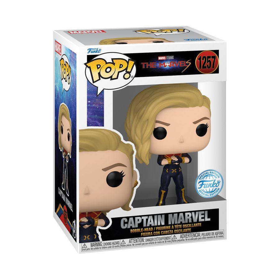 FUN68288 The Marvels (2023) - Captain Marvel US Exclusive Pop! Vinyl [RS] - Funko - Titan Pop Culture