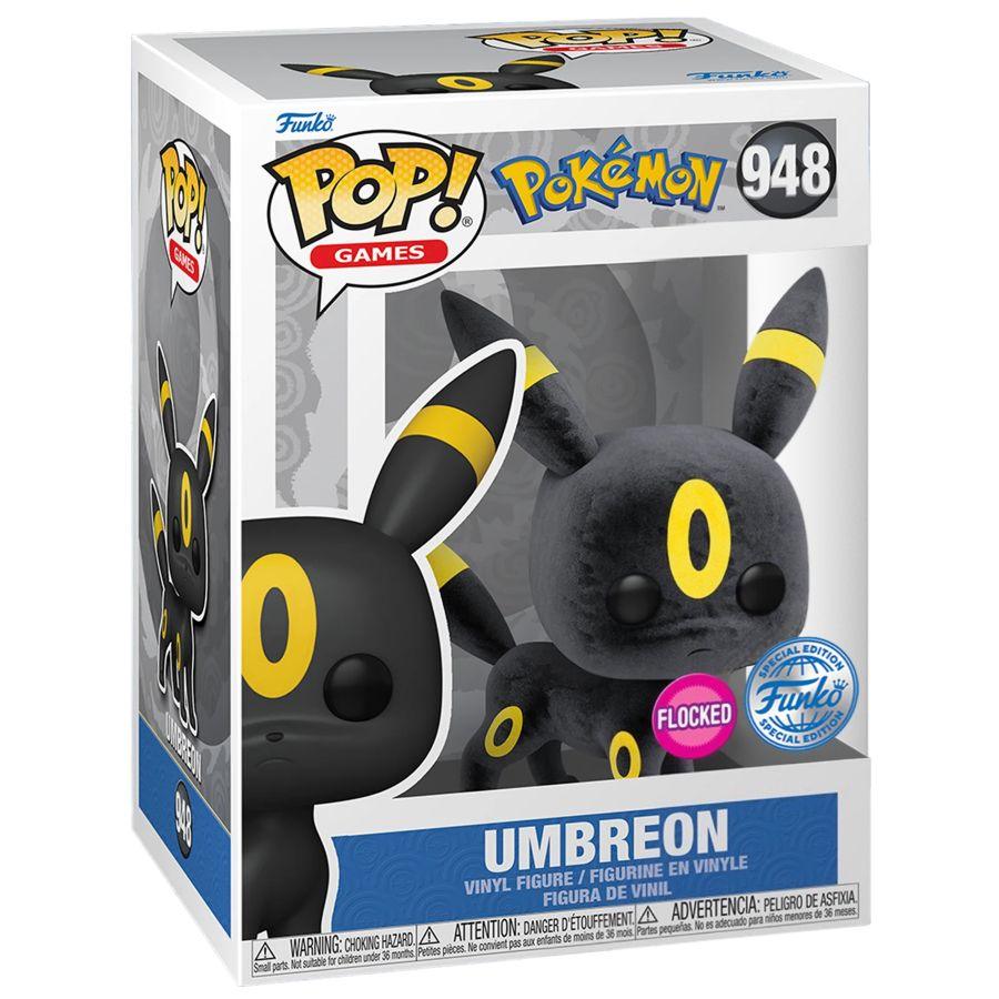 FUN68377 Pokemon - Umbreon US Exclusive Flocked Pop! Vinyl [RS] - Funko TBA - Titan Pop Culture