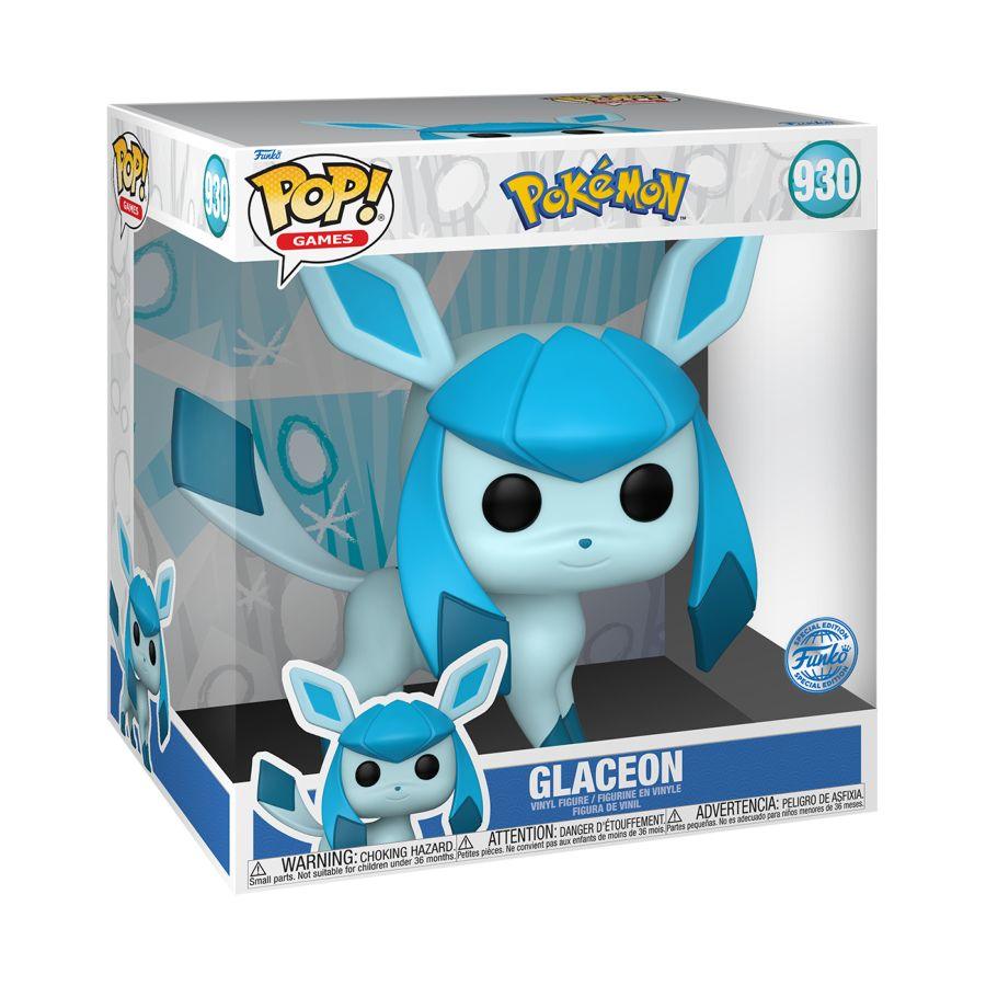 FUN68378 Pokemon - Glaceon 10" US Exclusive Pop! Vinyl [RS] - Funko TBA - Titan Pop Culture