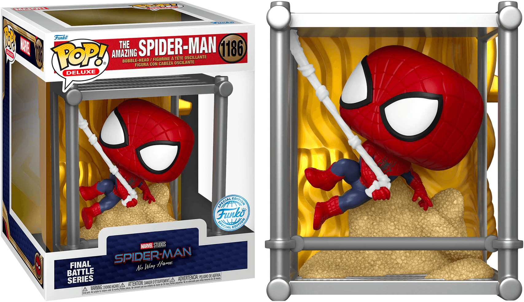 FUN68389 Spider-Man: No Way Home - Spider-Man 3 US Exclusive Build-A-Scene Pop! Deluxe [RS] - Funko - Titan Pop Culture