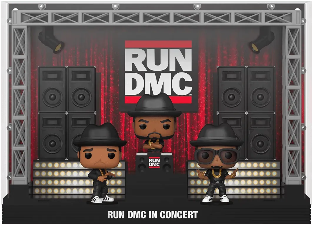 FUN68402 Run DMC - Run DMC in Concert Deluxe Pop! Moment Vinyl Figure 3-Pack [RS] - Funko - Titan Pop Culture